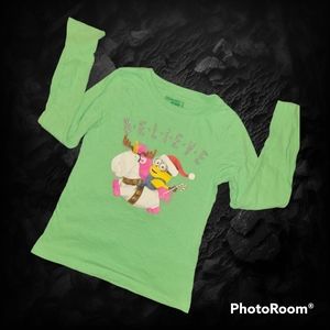 Girls Minion Christmas shirt